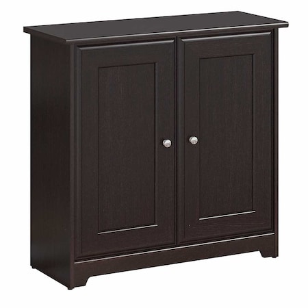 Bush Business Furniture Cabot Small Storage Cabinet W/ Doors in Espresso Oak WC31896-03